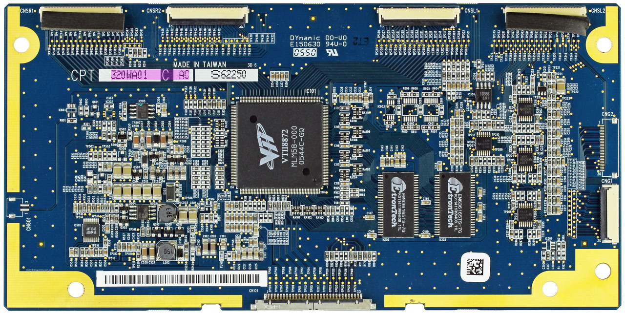 Vizio 1320WA01CAC (E150630, CPT320WA01CAC) T-Con Board