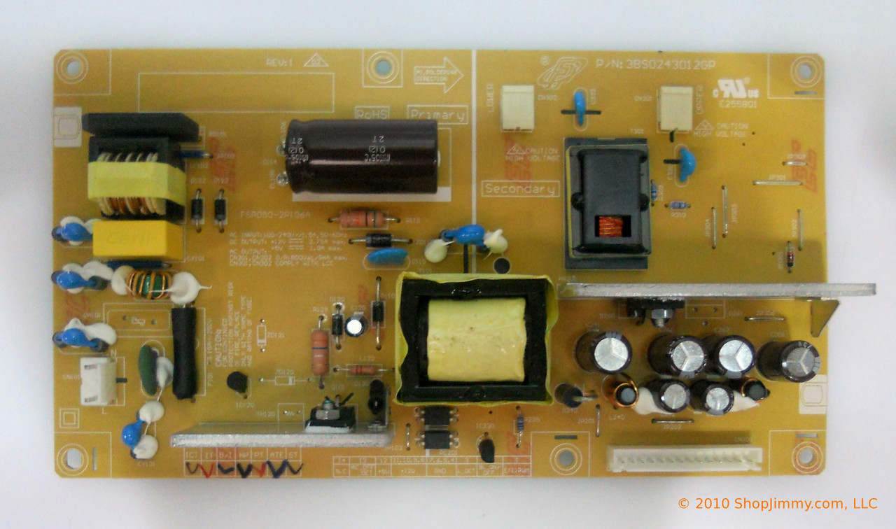 Toshiba 3BS0243012GP (FSP050-2PI06A) Power Supply for 19DV713B