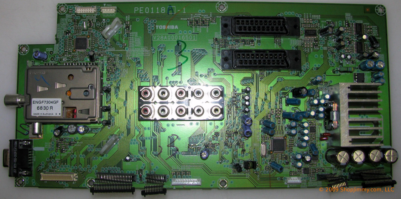 Toshiba 75003053 (PE0118A-1, V28A00016501) Main Board