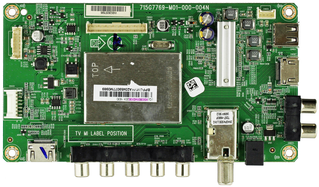 Vizio 756TXGCB01K0130 Main Board for D43N-E1 