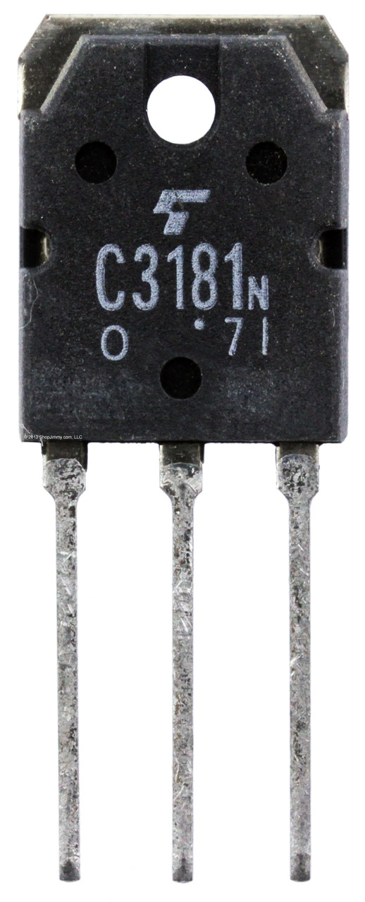 Toshiba 2SC3181N 120V 8A 80W BCE Transistor