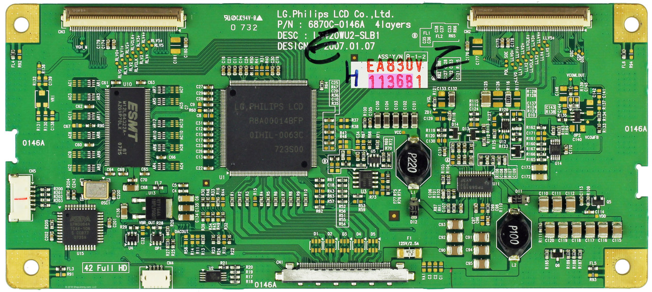 LG Philips 6871L-1136B T-Con Board