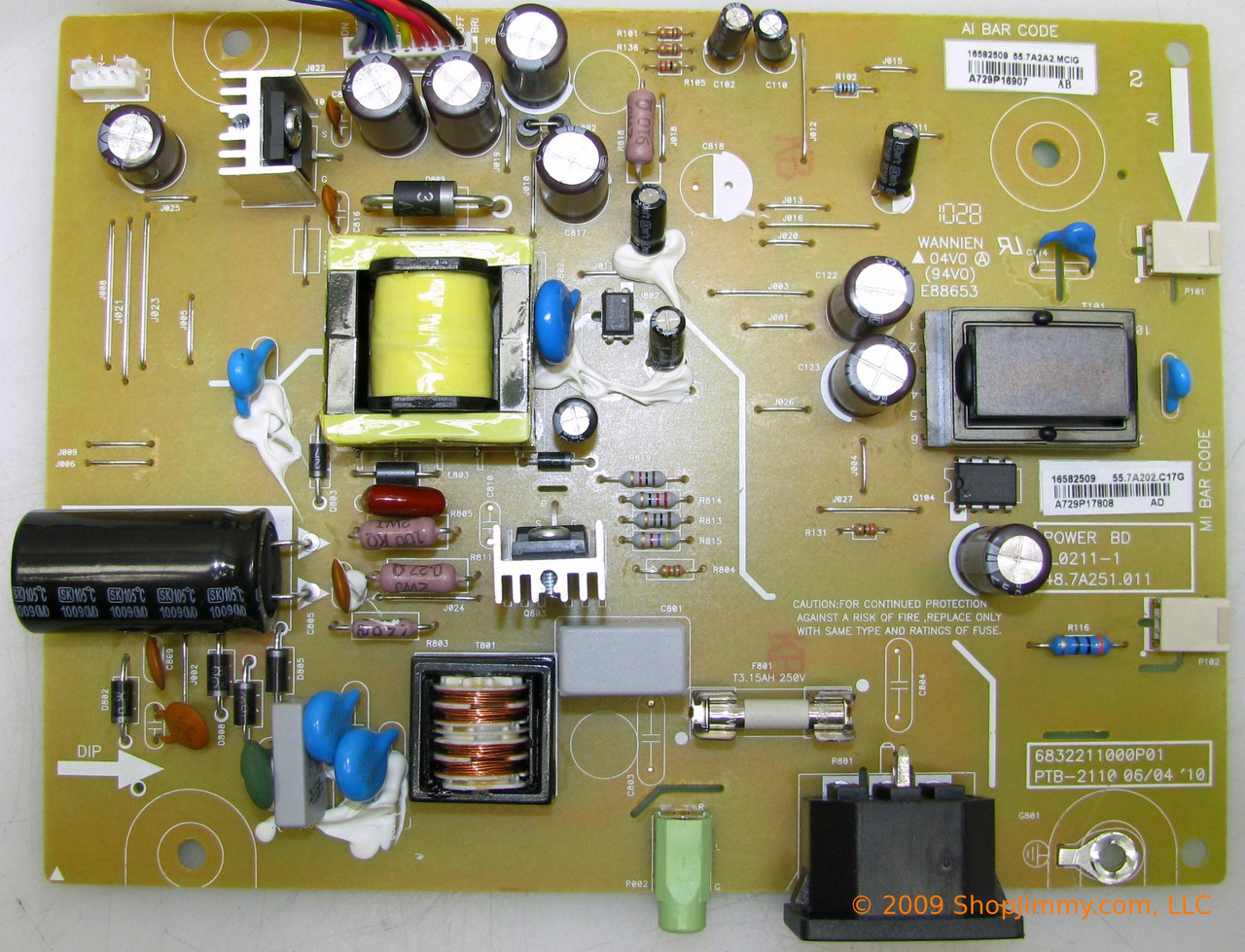 Acer 55.7A202.C17G Power Supply / Backlight Inverter for V203H