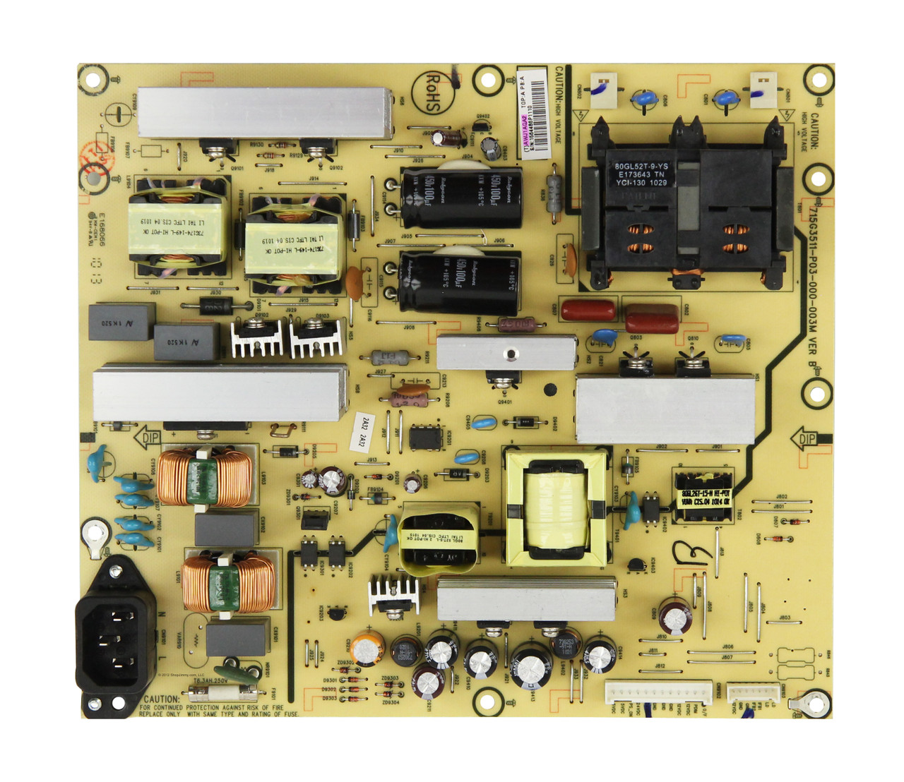 Insignia PWTVAWJ1AQA2 Power Supply / Backlight Inverter