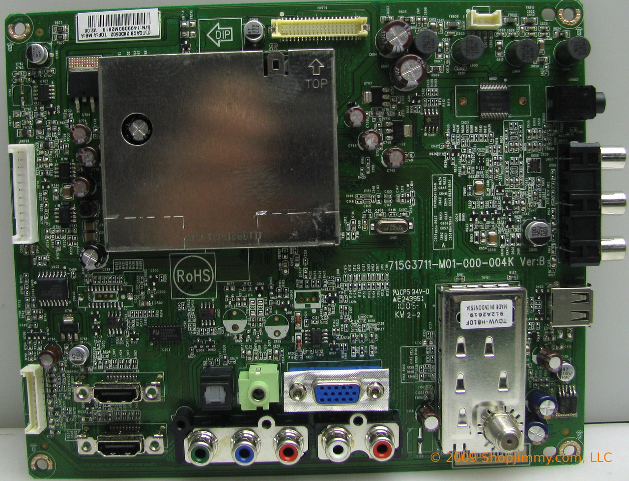 Vizio CBPFTQACB2K005 (715G3711-M01-000-004K) Main Board for M220VA