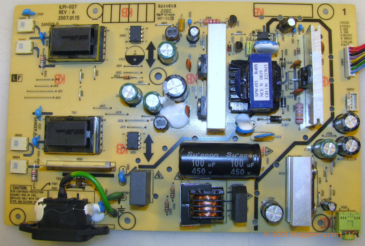 TSSI 790871400A00R Power Supply / Backlight Inverter for TS-19W7