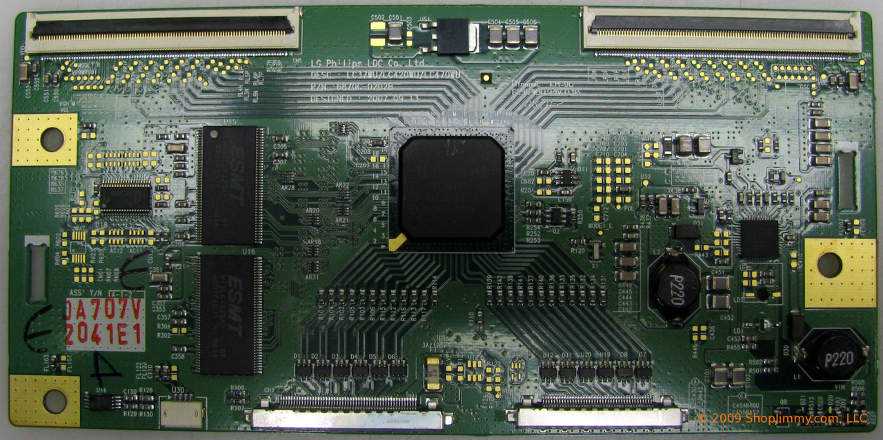 Toshiba 6871L-2041E (6870C-0202B) T-Con Board for 42XV540U