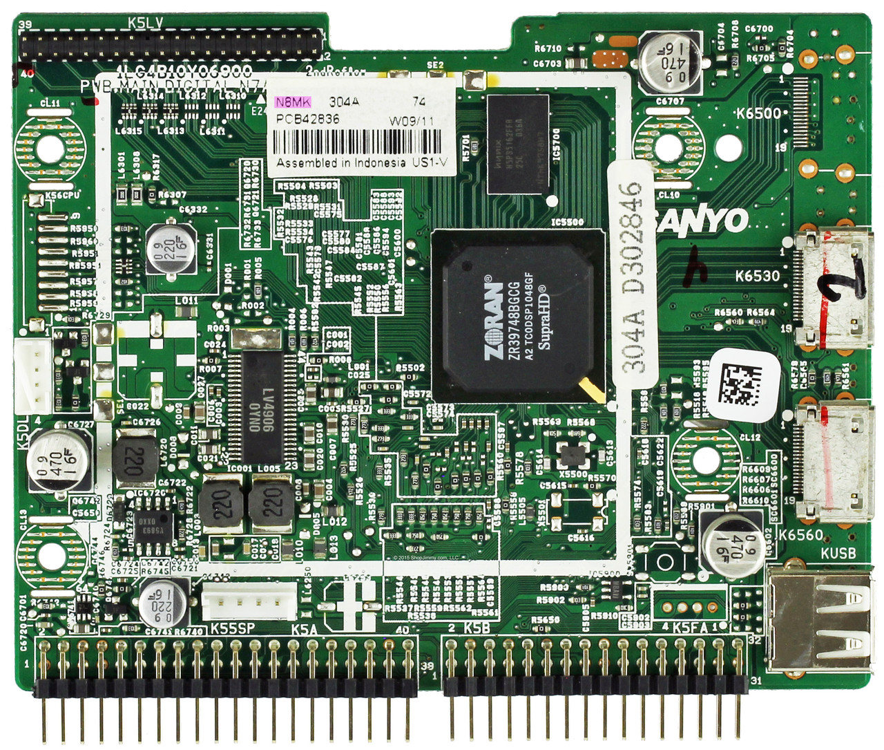 Sanyo 1AA0B10N302A0 (N8MK, 1LG4B10Y06900) N8MK Digital Board