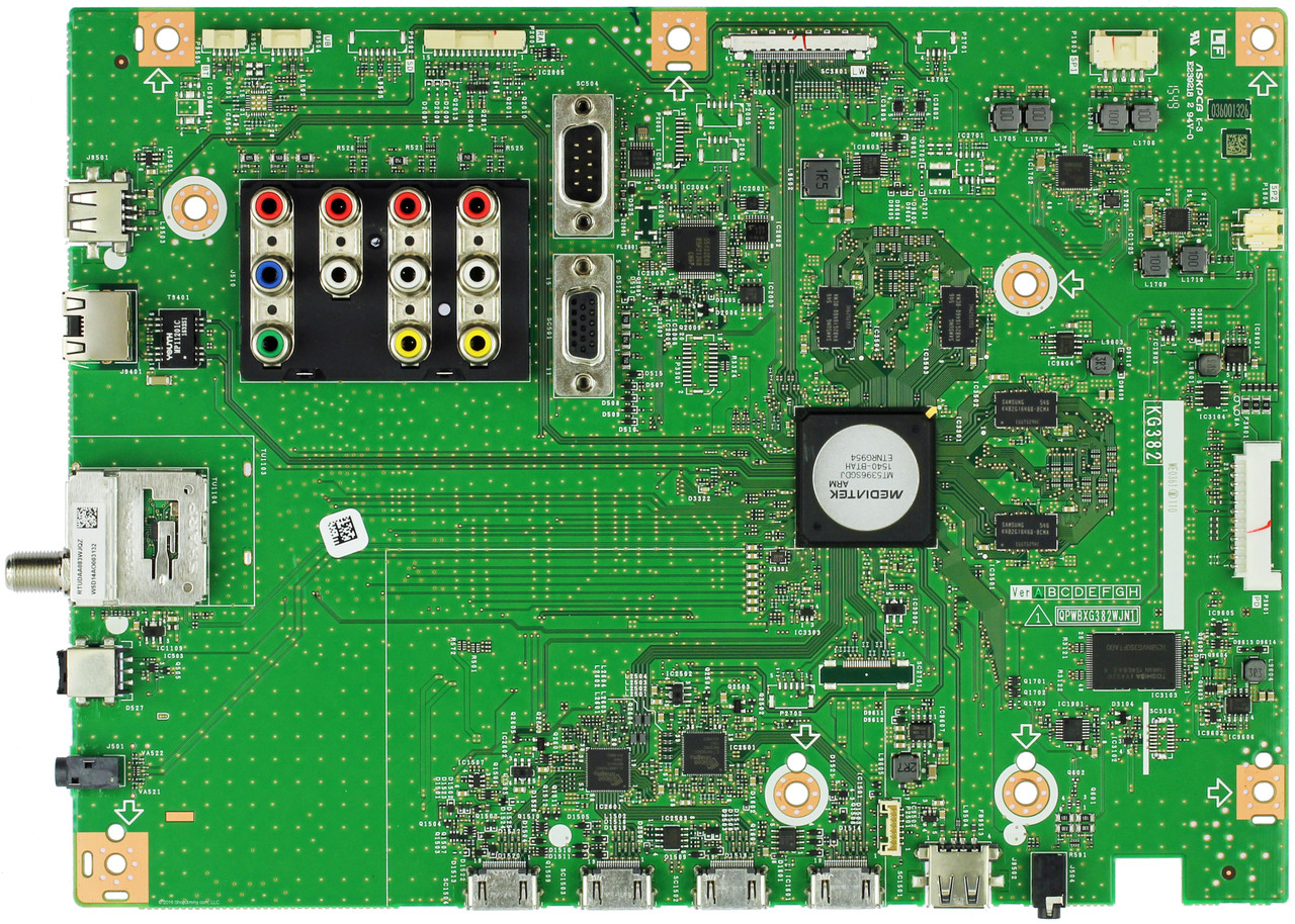 Sharp DUNTKG382FM03 Main Board (SEE NOTE)