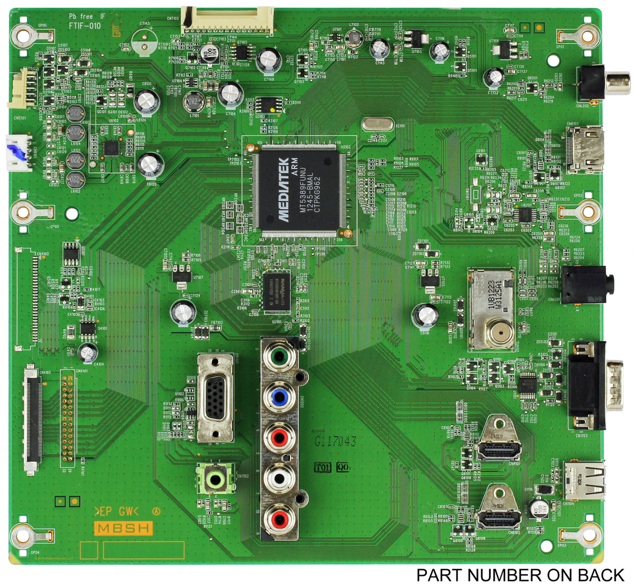 Sharp 9JY0150CTN06100 Main Board for LC-50LE442U