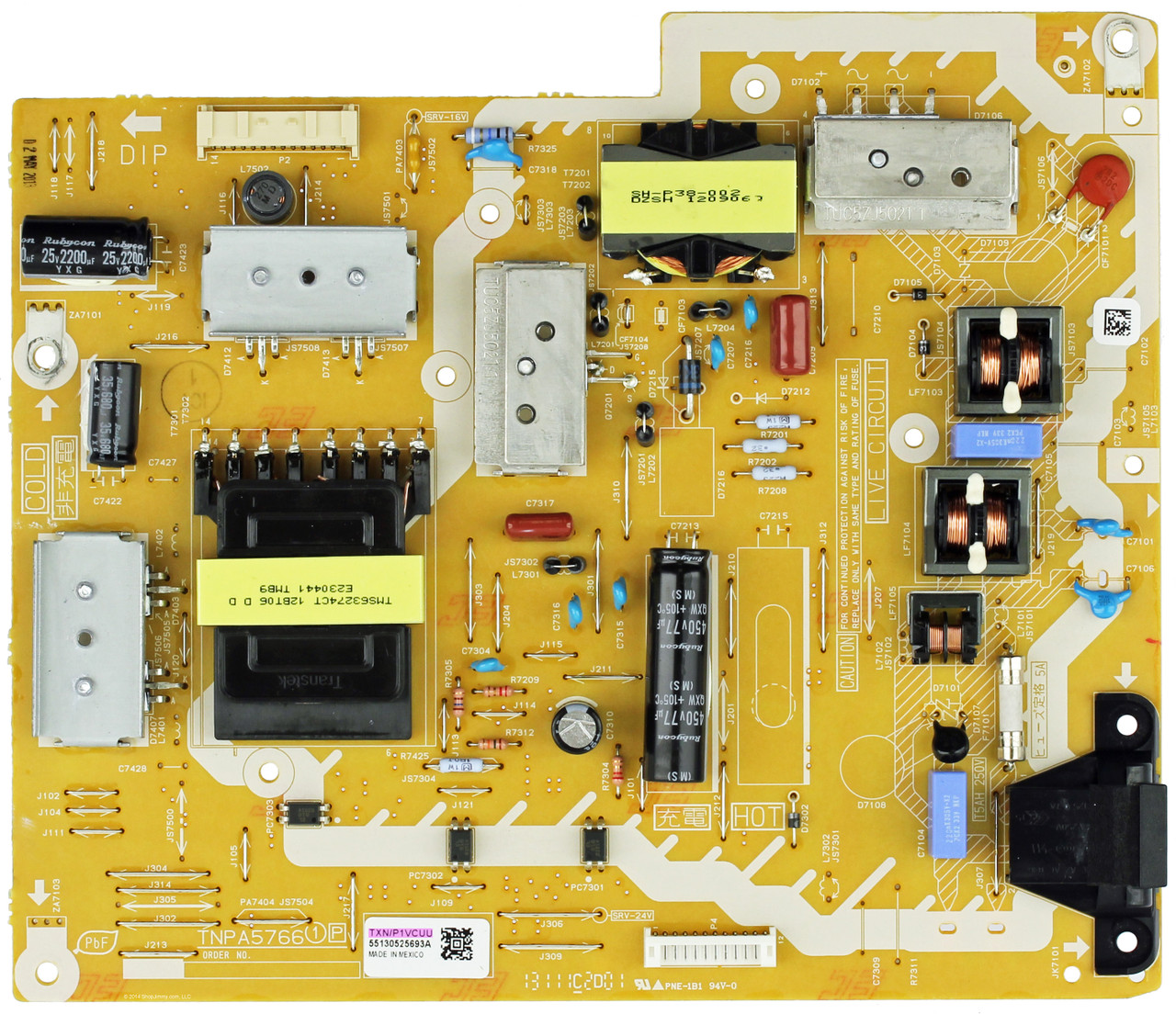 Panasonic　IH　交換用天板（AZB03-L63-0S） U203 IC Chip PANASONIC PLASMA TV Dead Set - TZS9EK097 6755U