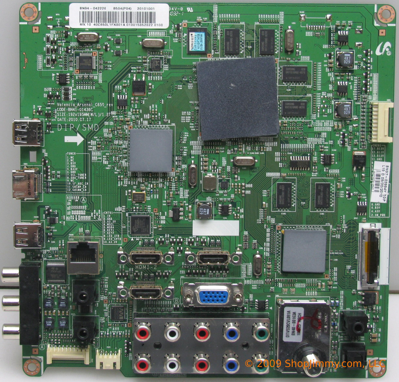 Samsung BN94-04222E Main Board for LN40C650L1FXZA