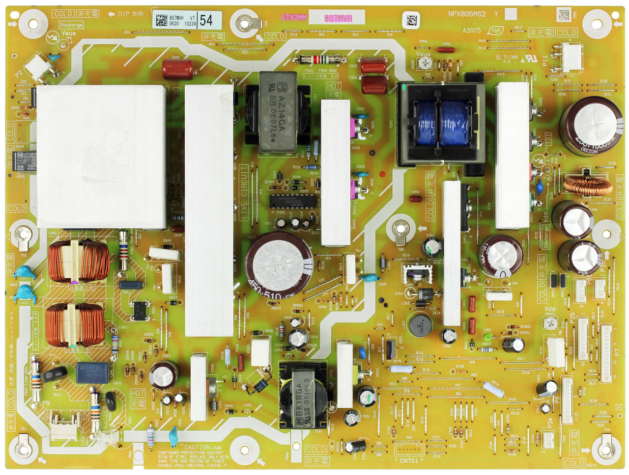 Panasonic ETX2MM807MVH Power Supply for TC-P54VT25