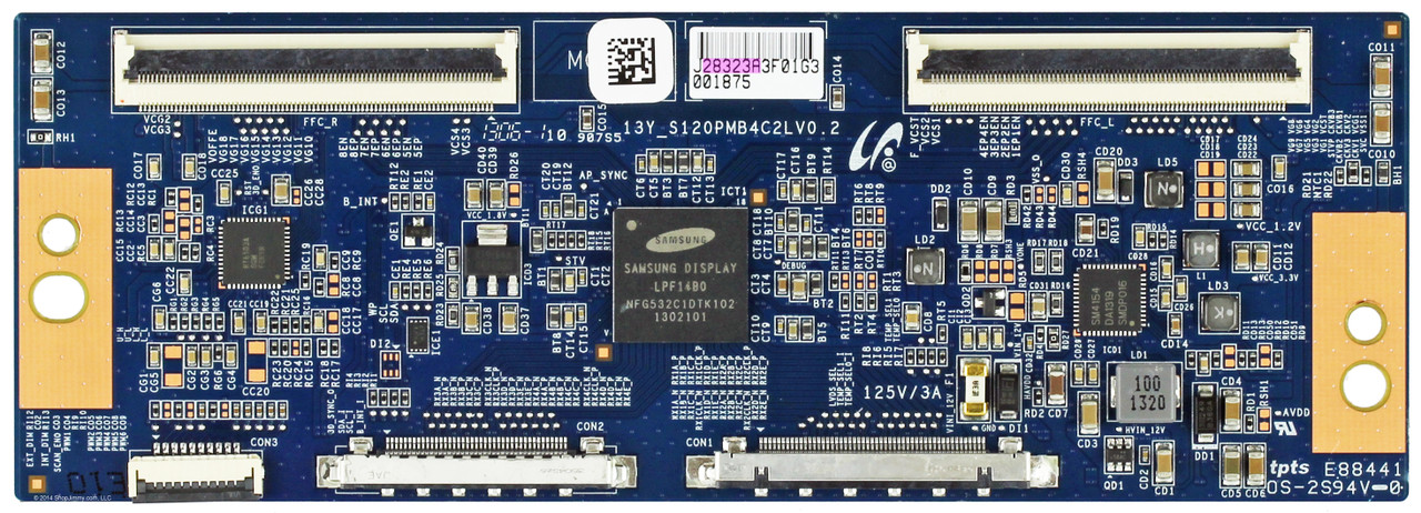 Hitachi/Element LJ94-28323A (13Y_S120PMB4C2LV0.2) T-Con Board