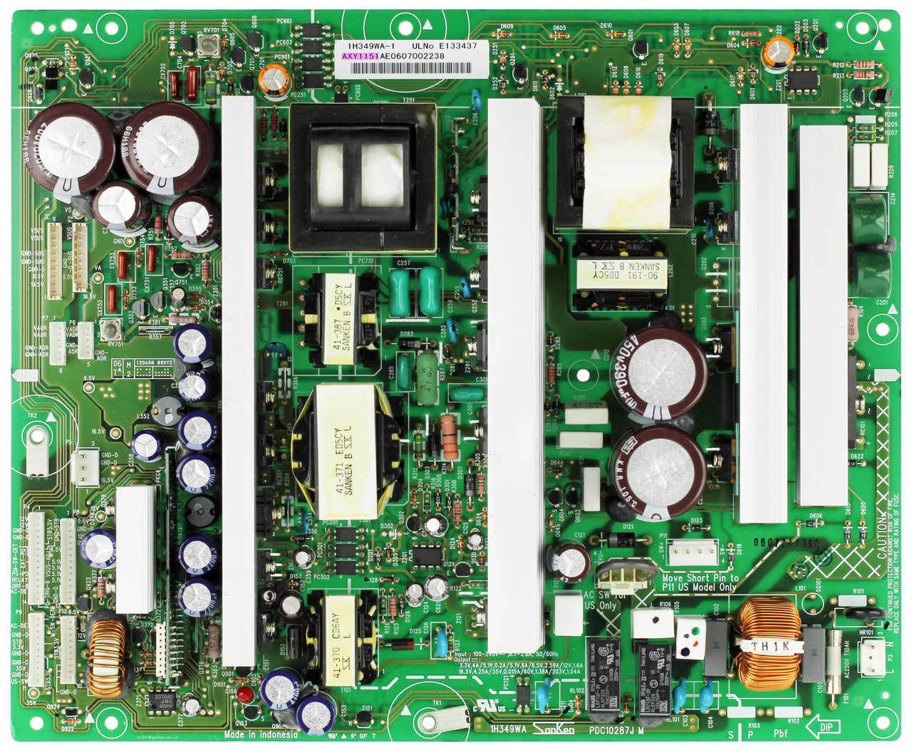 Pioneer AXY1151 (1H349WA, PDC10287) Power Supply for PDP-507CMX