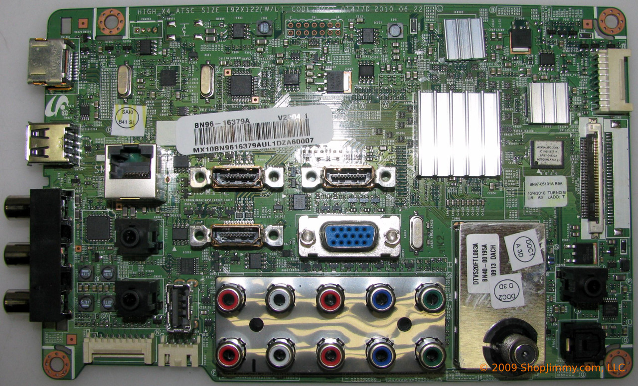 Samsung BN96-16379A Main Board for LN40C550J1FXZA