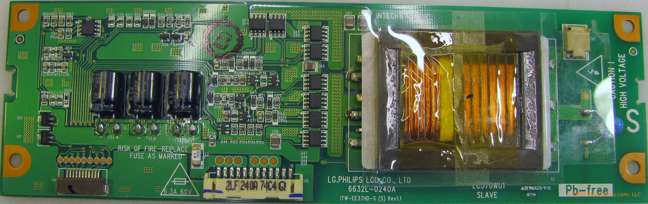 LG 6632L-0240A (ITW-EE37HD-S) Backlight Inverter Slave