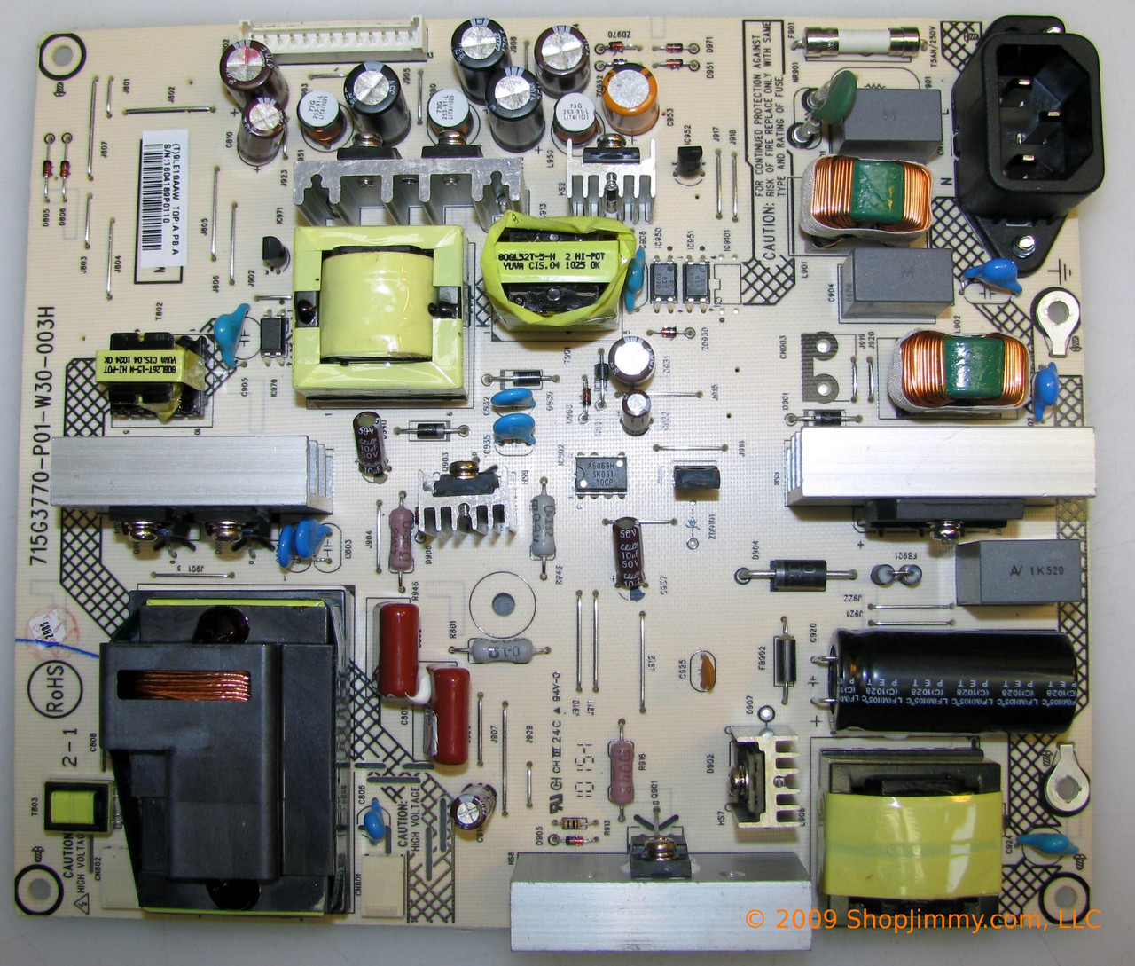 Vizio ADTV9LE1GAAW ((T)9LE1GAAW) Power Supply for E321VA