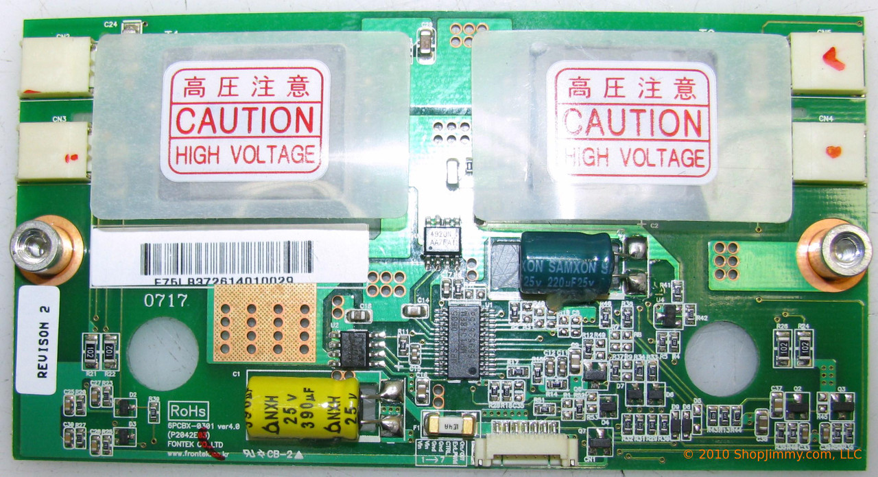 Fontek 6PCBX-0301 (P2042E03) Backlight Inverter