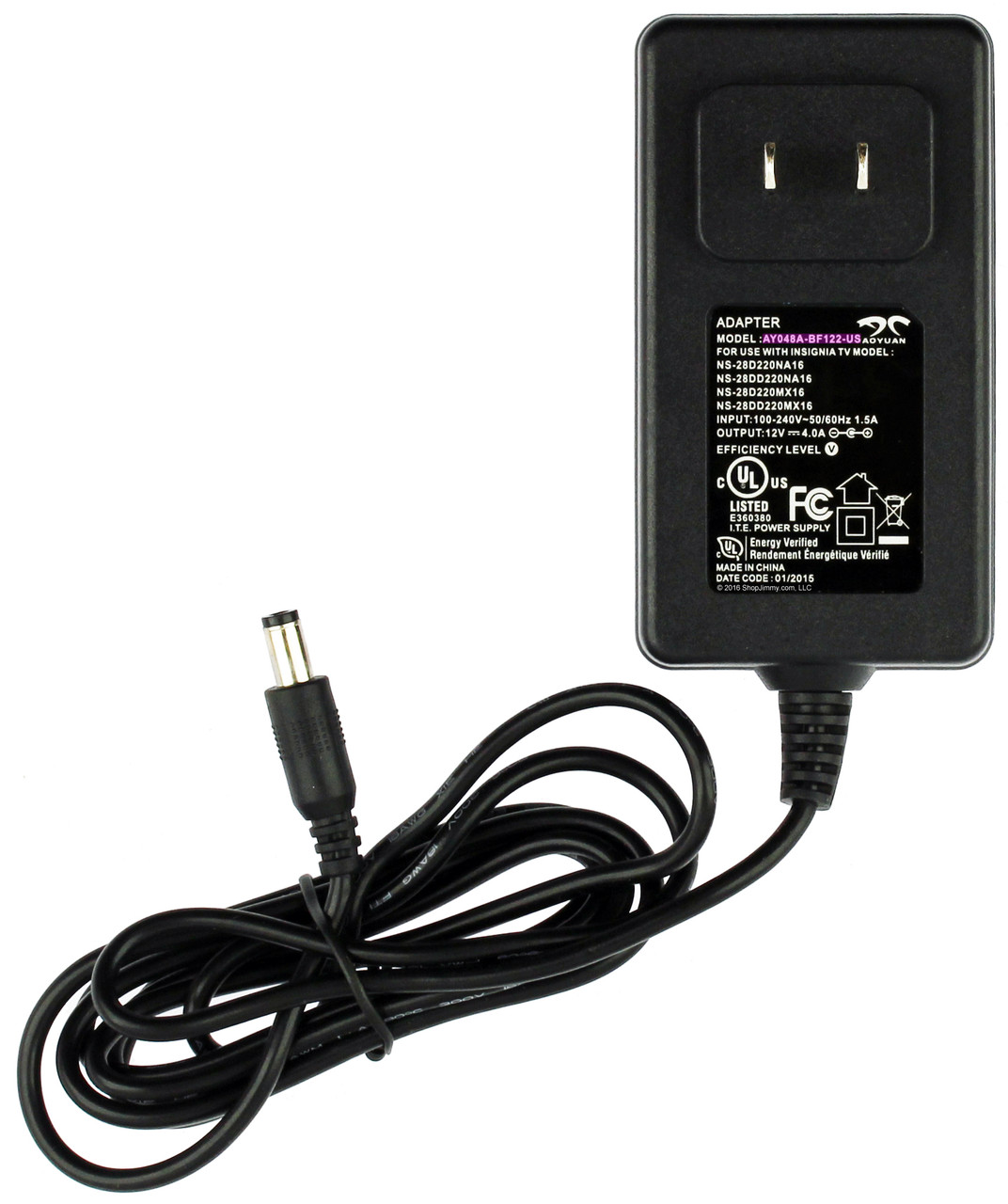 Insignia AY048A-BF122-US AC Adapter