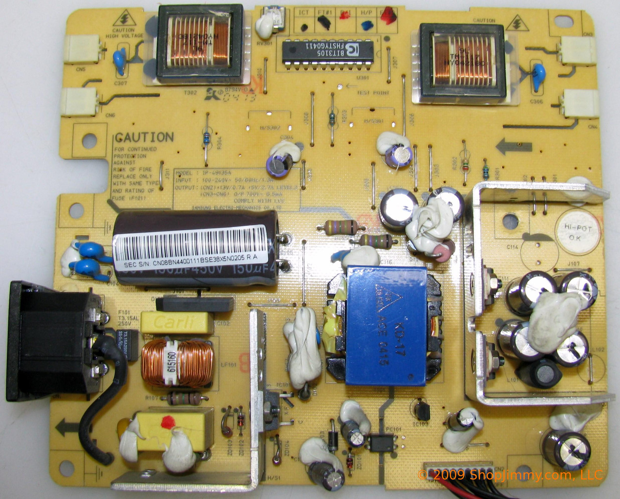 Samsung BN44-00111B Power Supply / Backlight Inverter