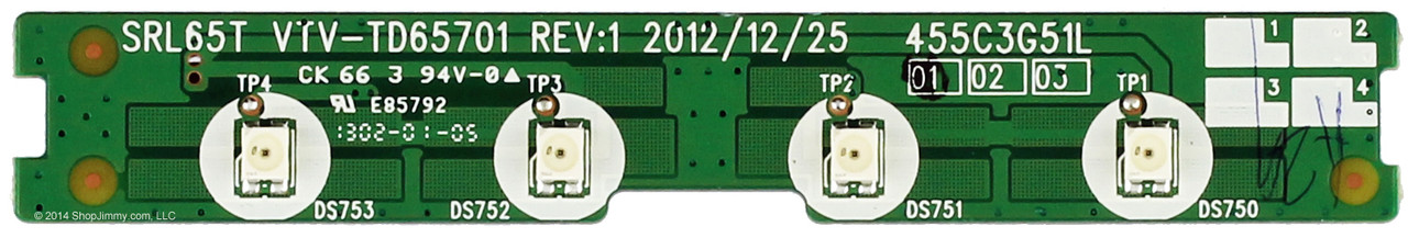 Toshiba 75033532 (SRL65T VTV-TD65701, 455C6G51L) 3D Emitter