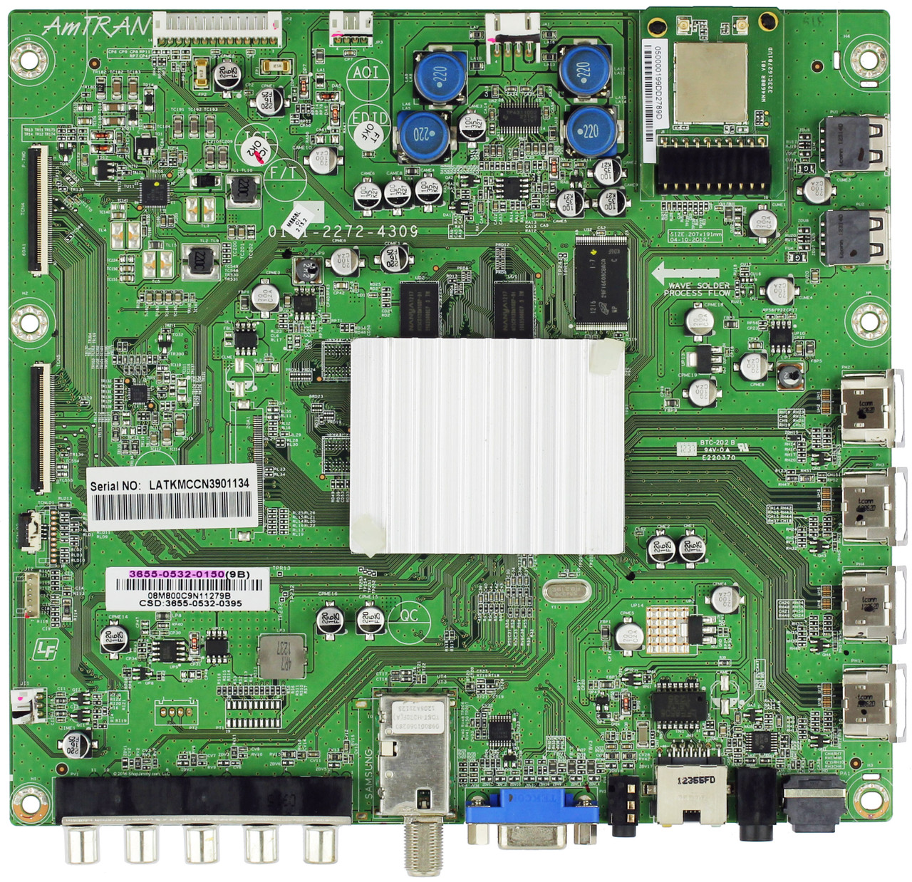 Vizio 3655-0532-0150 (0171-2272-4309) Main Board for M550SL