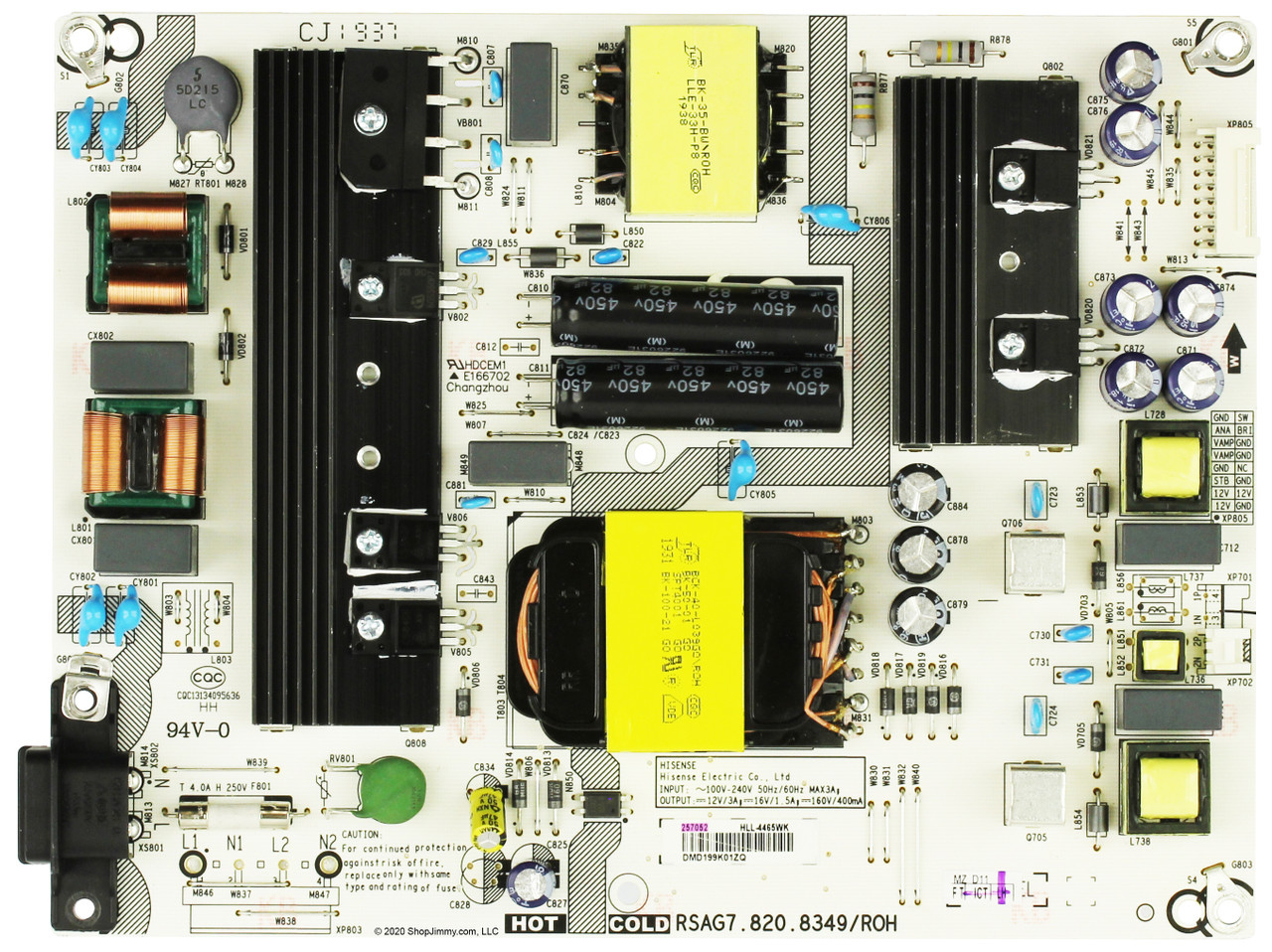 Hisense 257052 Power Supply / LED Board