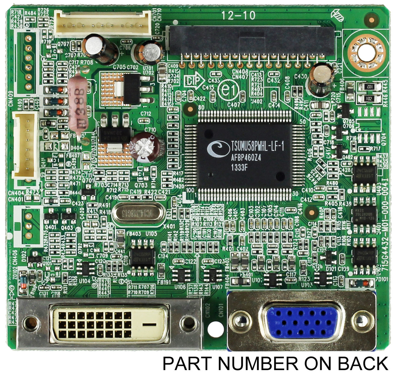 HP CBPCFBCBHP01500 Main Board for W2371D