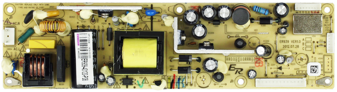 Coby E3-93900022-ER (ER939) Power Supply for LEDTV3916