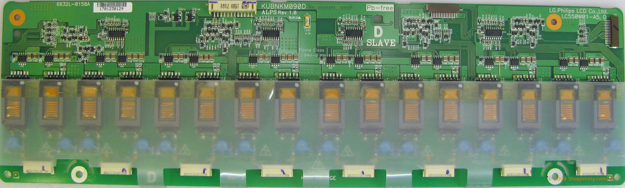 LG Philips 6632L-0158A (KUBNKM090D) Backlight Inverter Slave