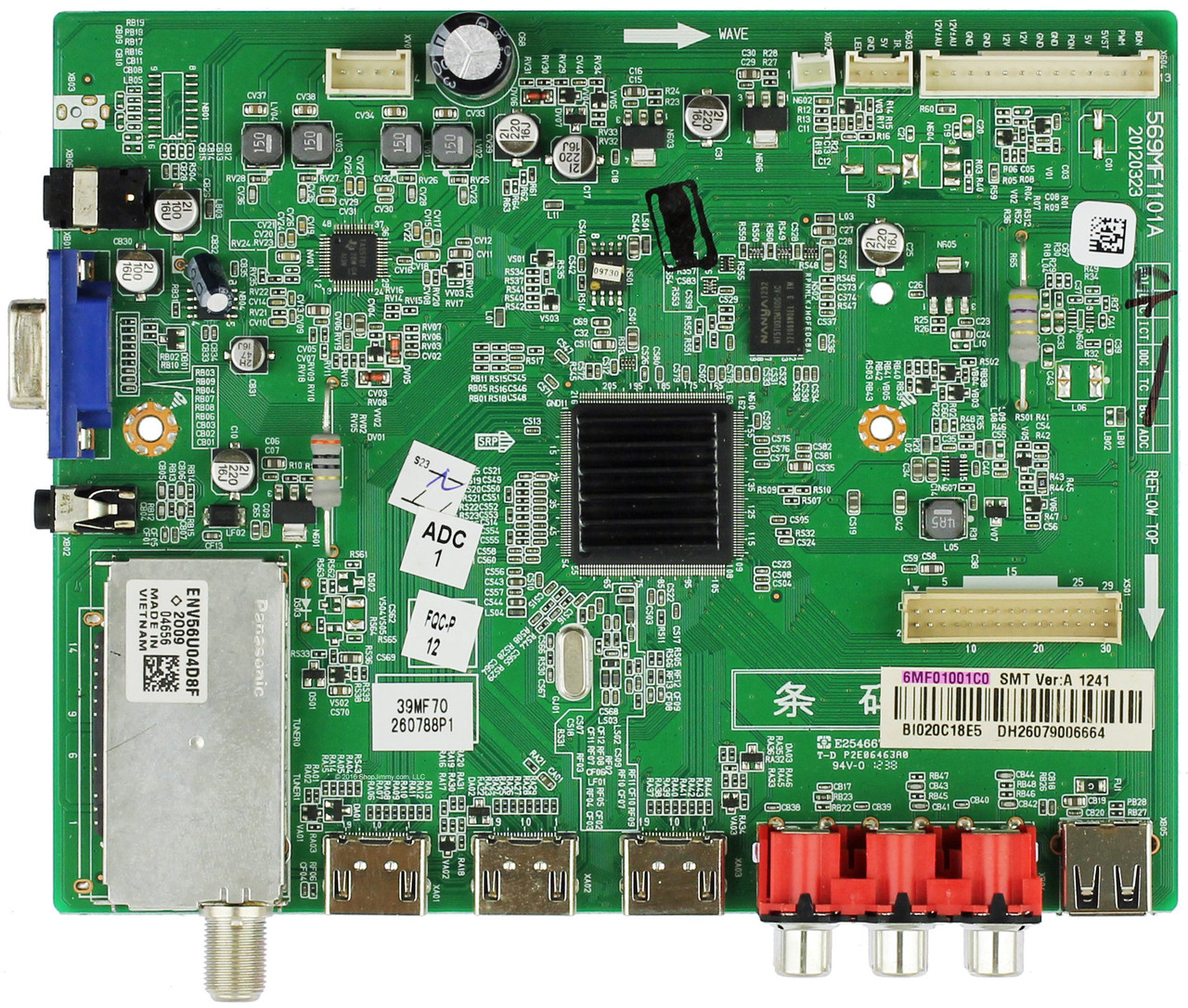 Insignia 6MF01001C0 (569MF1101A) Main Board for NS-39L240A13