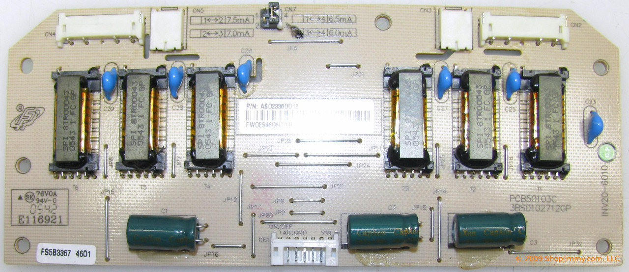 Princeton AS023360D18 Backlight Inverte