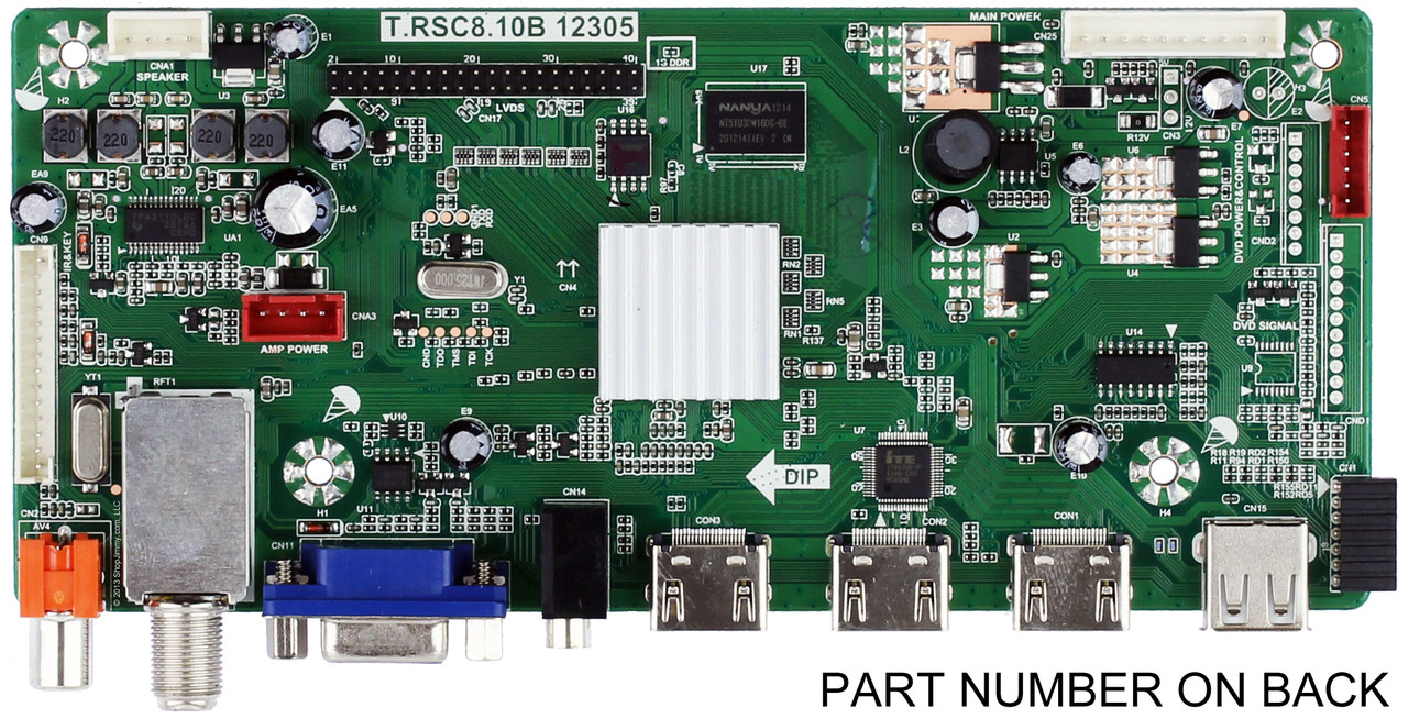 Sceptre A12123185 (T.RSC8.10B 12305) Main Board for E325BV-HD