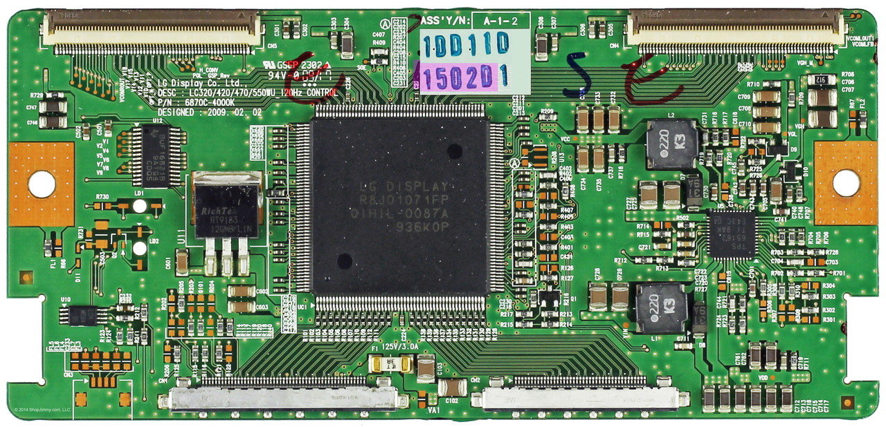 Toshiba 6871L-1502D (6870C-4000H) T-Con Board for 42XV635D