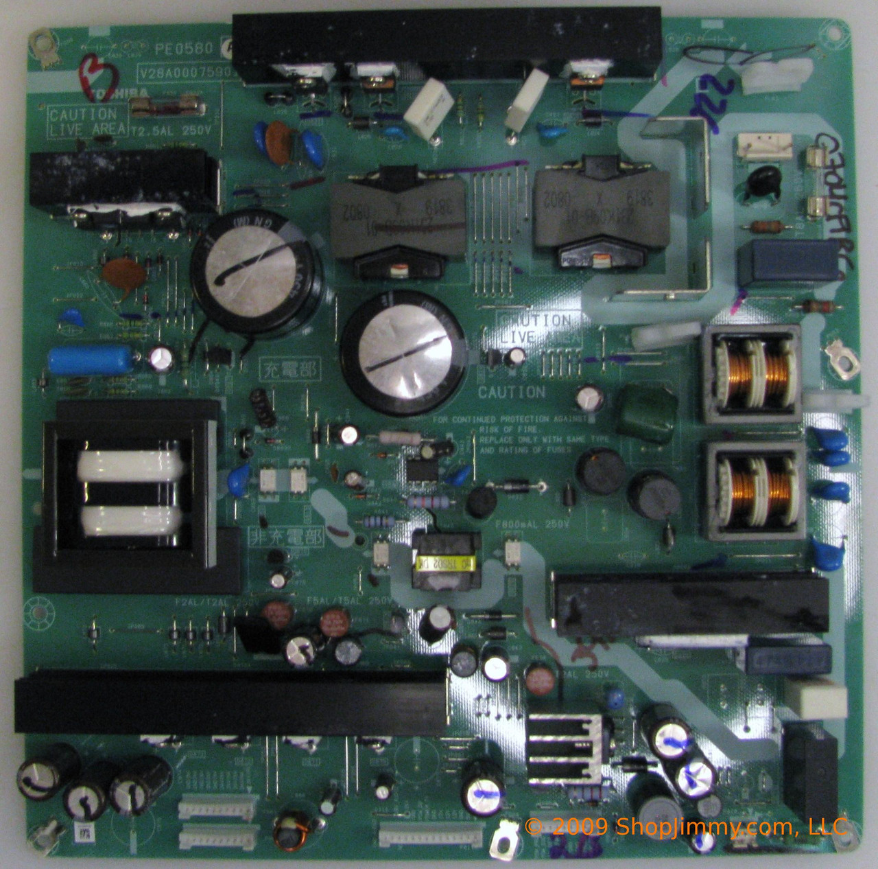 Toshiba 75011526 (PE0580A) Power Supply for 42XV540U