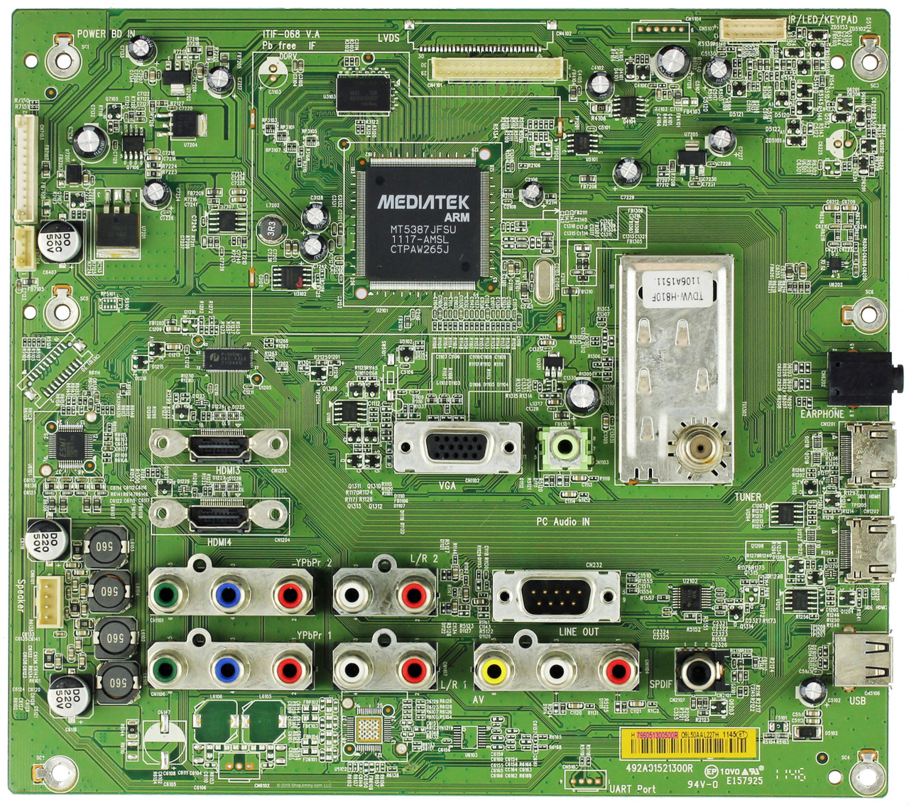 Sharp 9JY796051300500 Main Board for LC-42SV49U