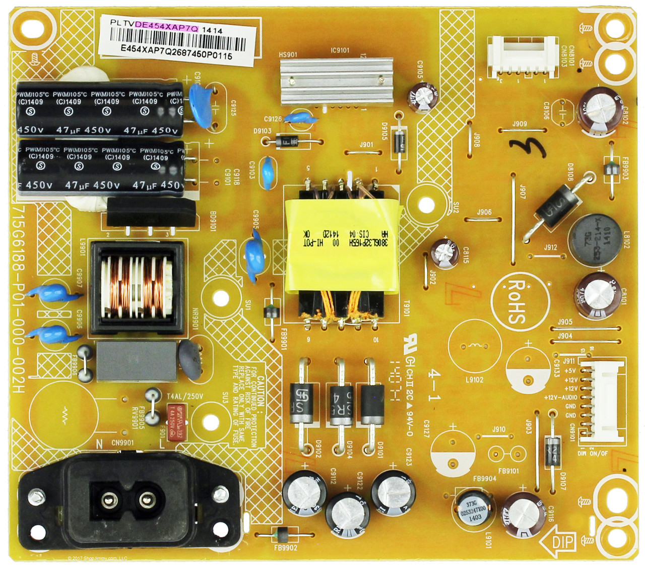 Vizio PLTVDE454XAP7Q Power Supply for E241I-B1