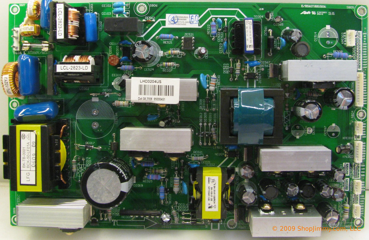 Hisense P0610090066 Power Supply Board for LHD3204US