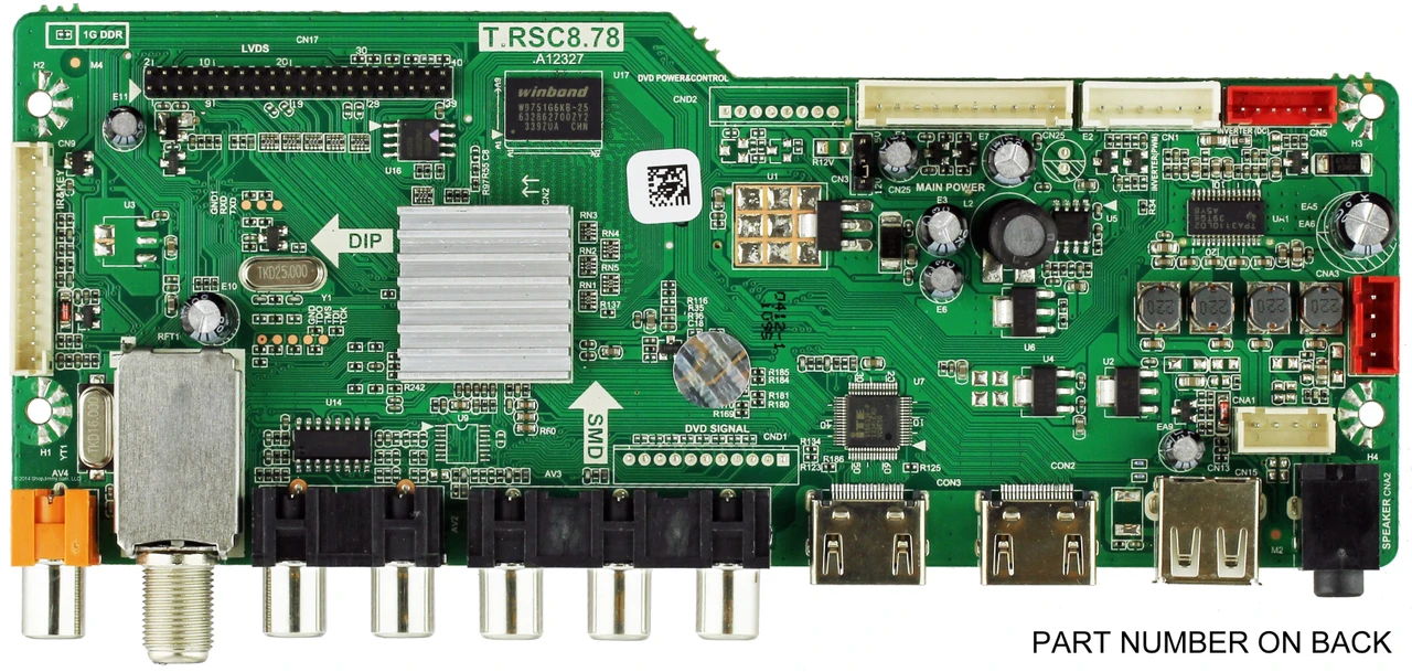 RCA 40RE010C878LNA0-A1 Main Board for LED40C45RQ