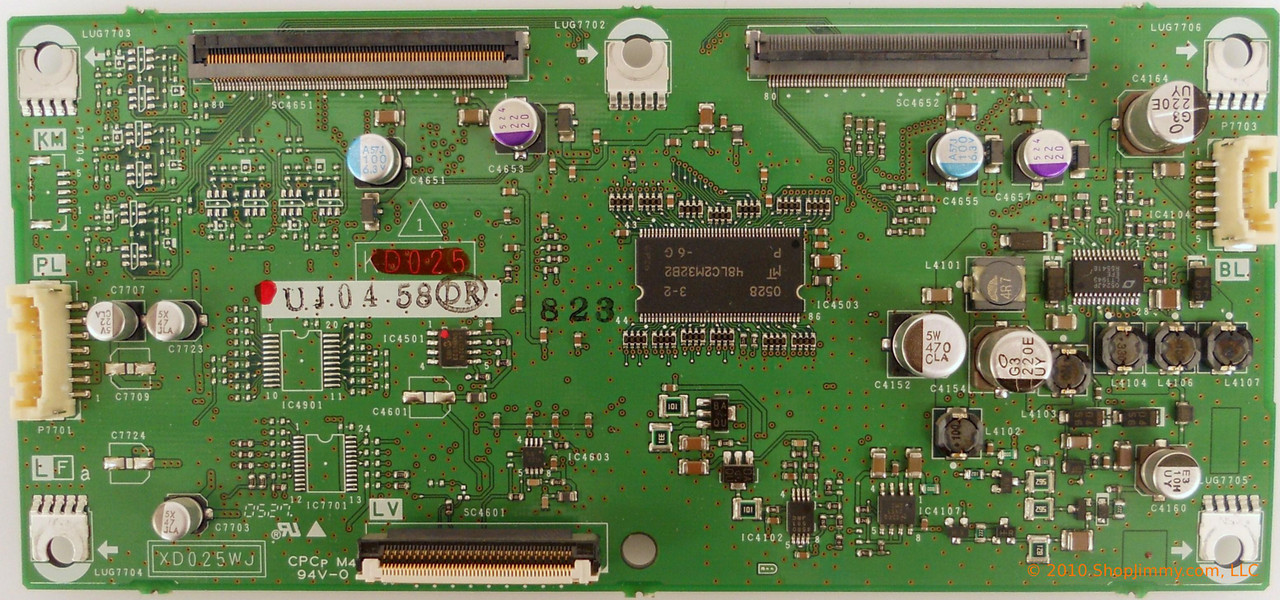 Sharp DUNTKD025UJ04 (KD025, XD025WJ) T-Con Board for LC-32GD7E