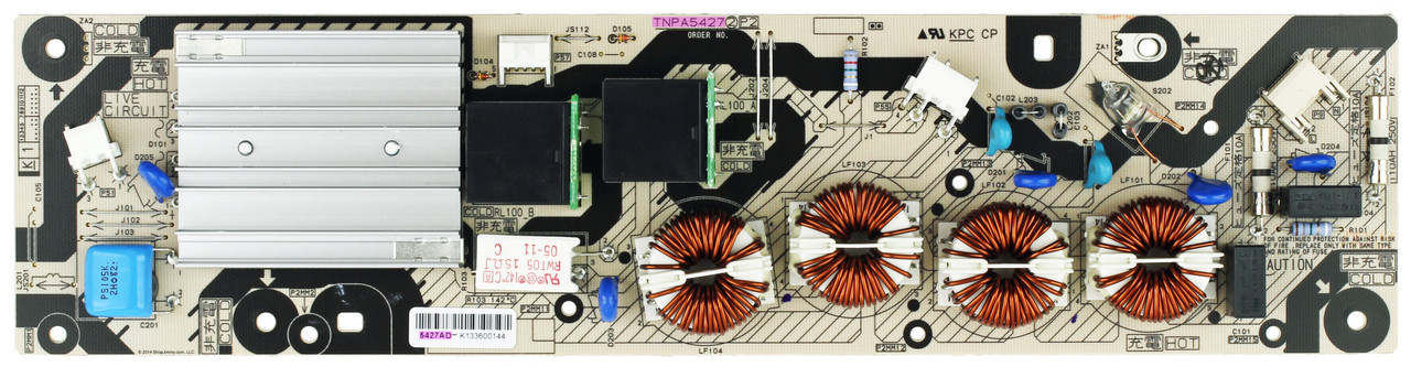 Panasonic TNPA5427AD P2 Board for TC-P50GT30