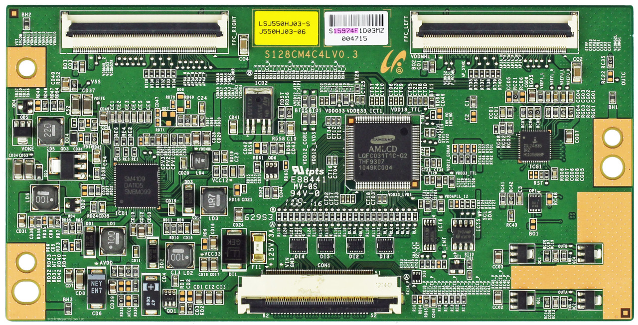 Samsung BN96-16491A (S128CM4C4LV0.3, LSJ550HJ03-S) T-Con Board