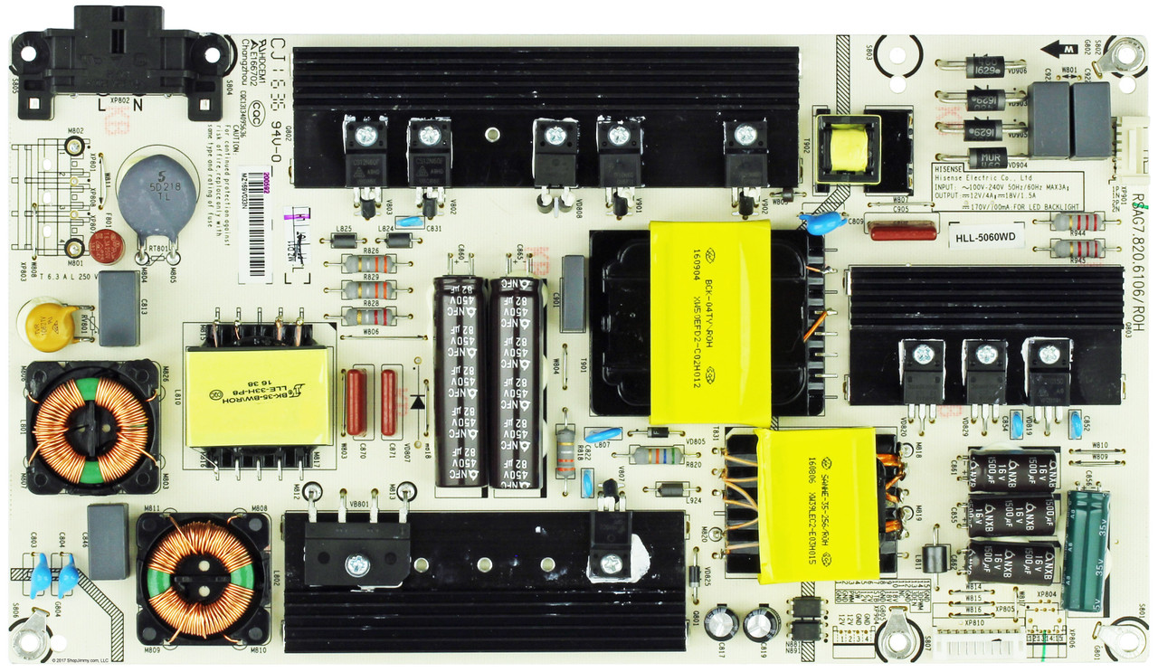 Hisense 200592 Power Supply / LED Board