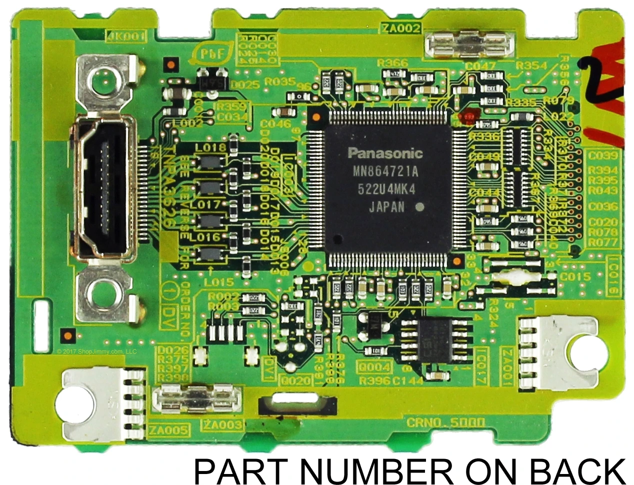 Panasonic TNPA3626ADS (TNPA3626AD) DV Board