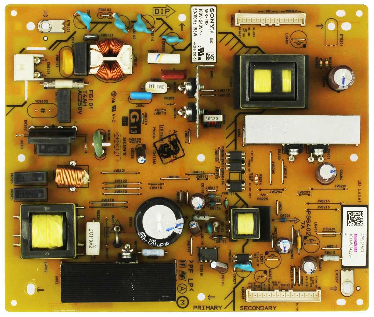 Sony 1-474-297-11 (APS-283(CH)) G13 Board for KDL-32BX320
