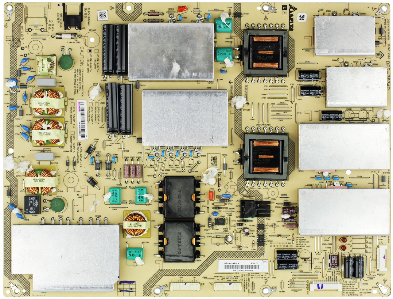 Sharp RDENCA471WJQZ (DPS-403AP-1 A) Power Supply for LC-70UD1U