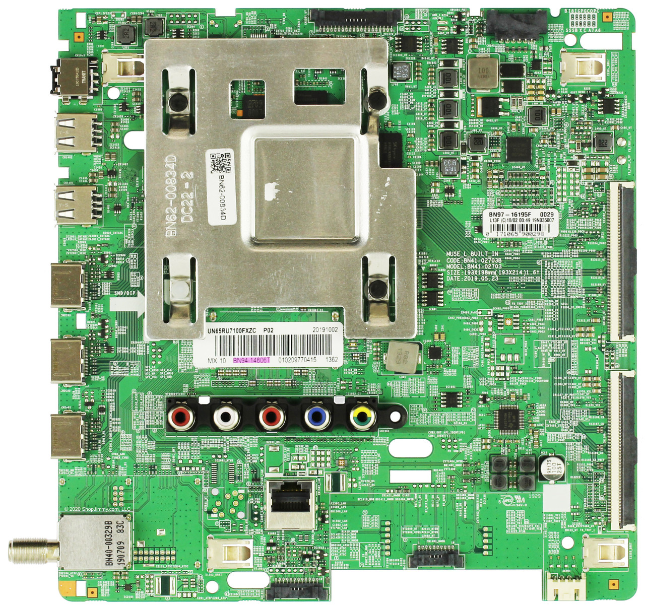 Samsung BN94-14806T Main Board for UN65RU7100FXZA UN65RU7100FXZC (Version WA05)