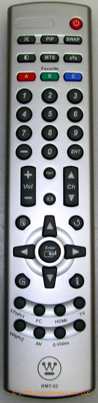 Westinghouse 5041811900 (RMT-02) Remote Control