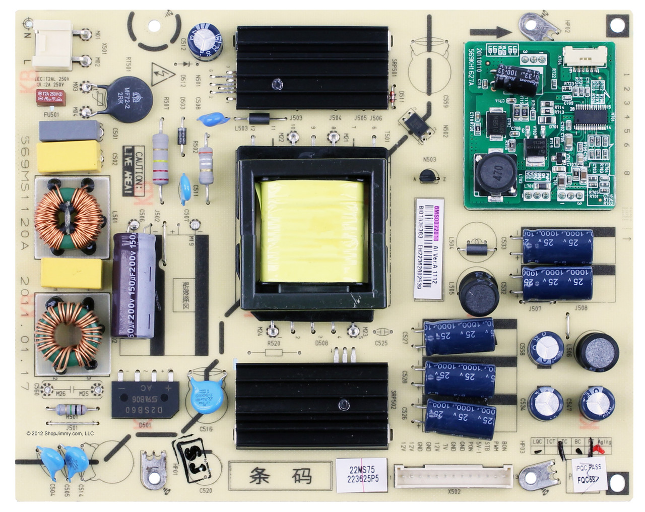 Insignia 6MS0072010 (569MS1120A) Power Supply for NS-22E730A12